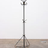 Porte-manteau français en fer forgé à la main par Jean Royère, 1960