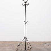 French Hand-forged iron coat rack design by Jean Royere, 1960