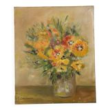 Oil painting on canvas Bouquet of flowers