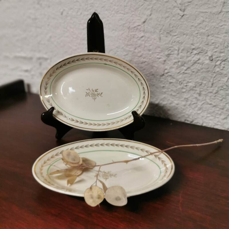 Paire de raviers faïencerie de Gien - modèle Colmar