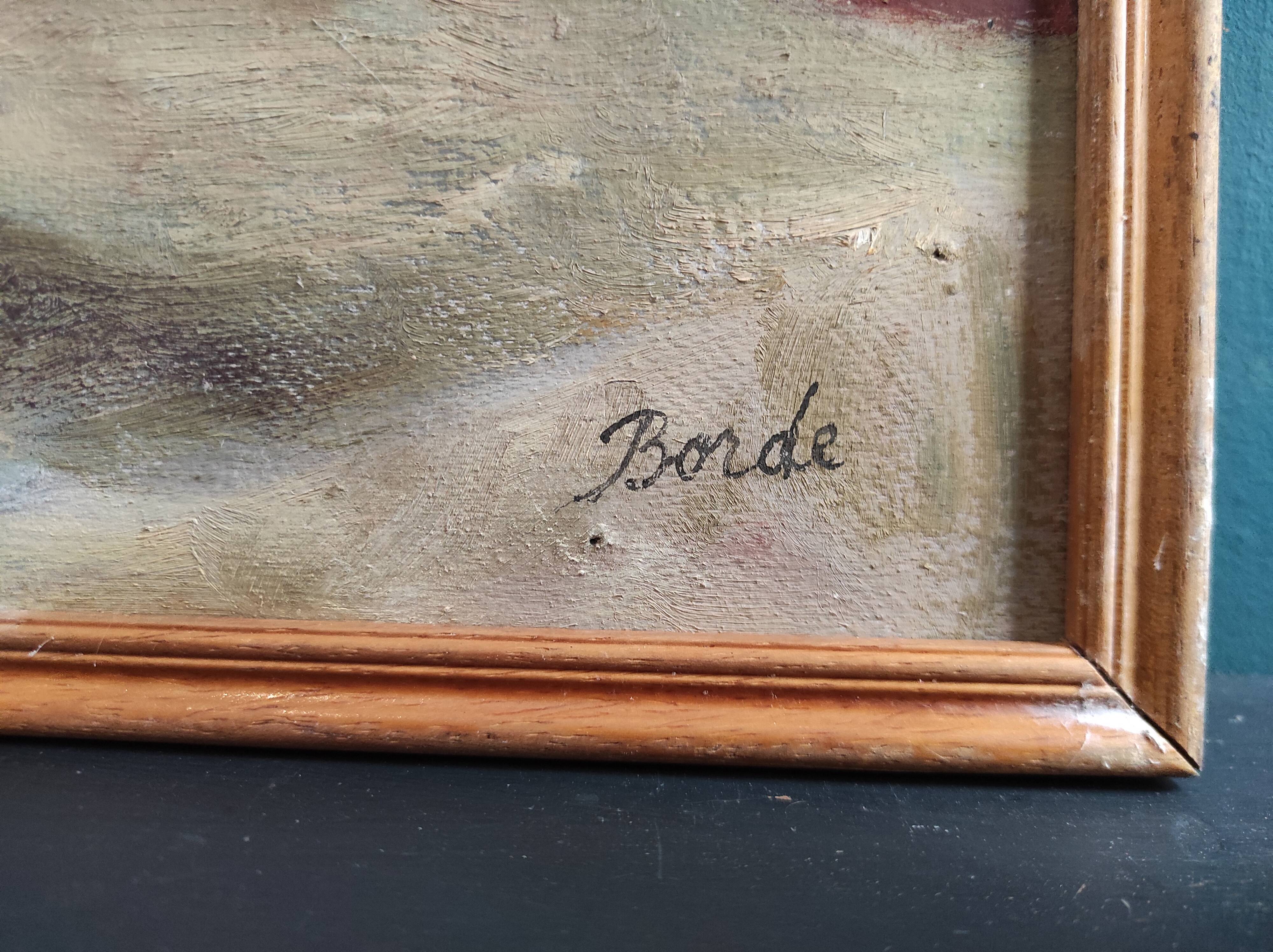 French vintage still life, signed Borde