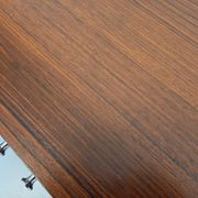 Vintage modernist enfilade in rosewood and chrome metal from the 60s and 70s.