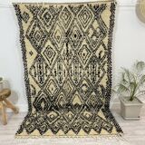 Handmade Moroccan Berber carpet 244 x 146 CM