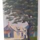 Tableau paysage maison bretonne