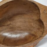 Zoomorphic cut fish wood carved vintage