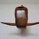 Wooden candlestick bull 70s