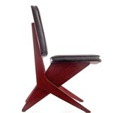Pastoe FB 18 scissor fifties dining chair by Jan van Grunsven