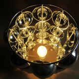 Table lamp KARE Space Age style 1980s chrome plastic