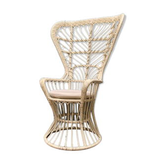 Fauteuil en osier Emmanuelle