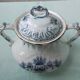 Sugar bowl in Saint Amand ironstone