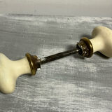 Old beige door handle
