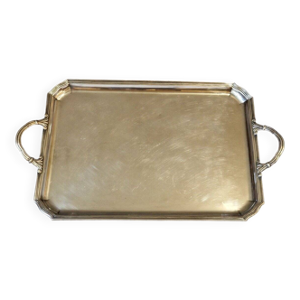 English silver plated metal tray
