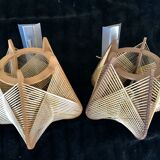 Pair scandinavian sconces