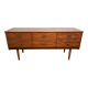 Buffet rétro vintage en teck du milieu du siècle par Schreiber 1960