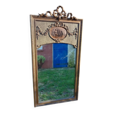Antique trumeau mirror
