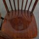 Set of 6 Vintage Wooden Windsor Spindle Chairs