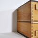 Vintage Cube Chest of Drawers in Cherrywood and Wenge, Unique Piece, 1970s