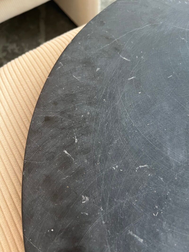 Side table series "Eros" in Marble by Angelo Mangiarotti for Skipper, contemporary edition