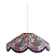 Cosette floral pendant light with "thousand flowers" print