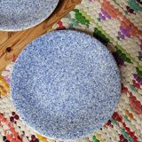Set of 2 speckled dessert plates