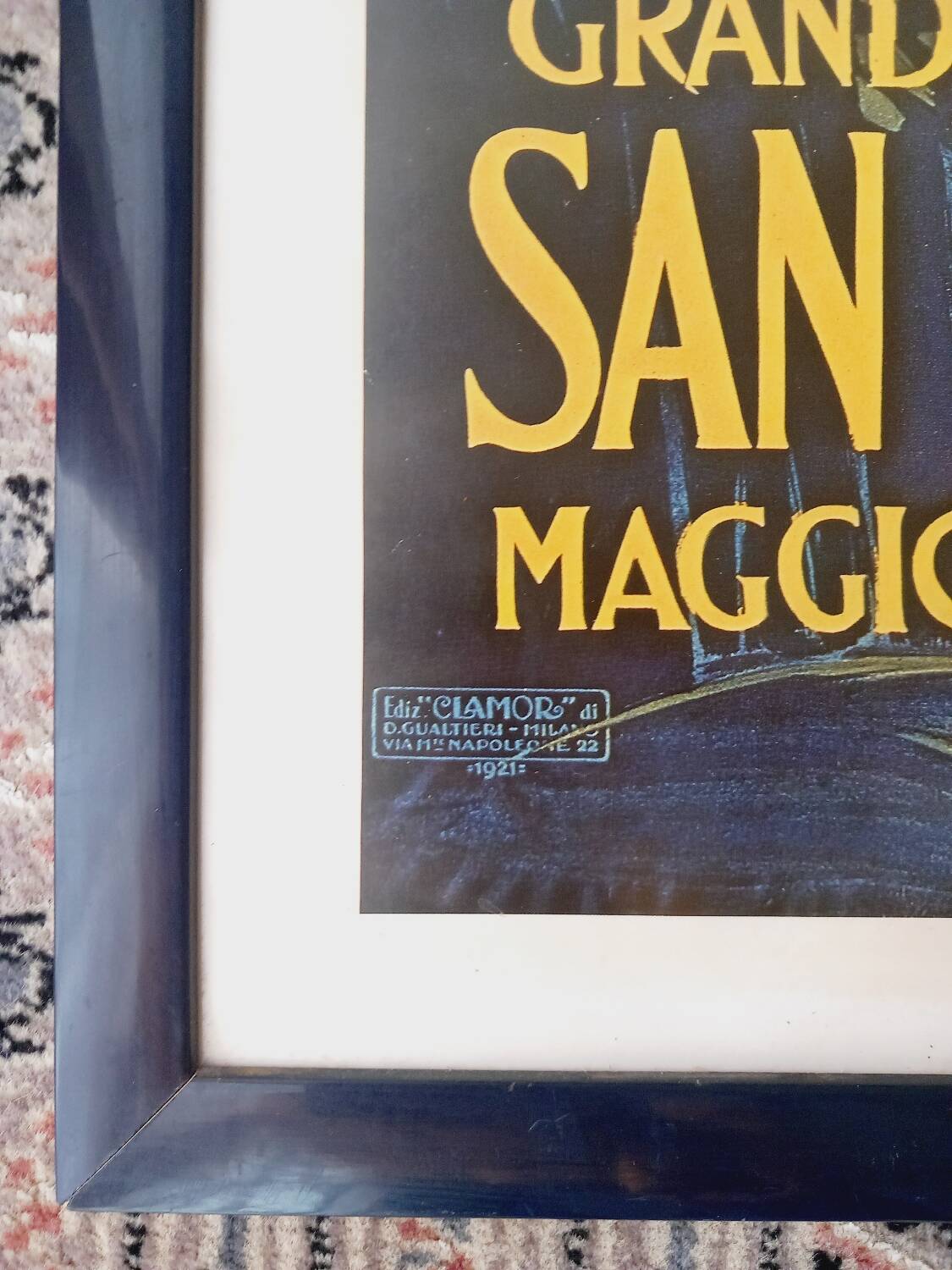XL advertising poster San Pellegrino Numbered