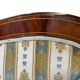 Vintage striped ecru baroque sofa / two-seater sofa