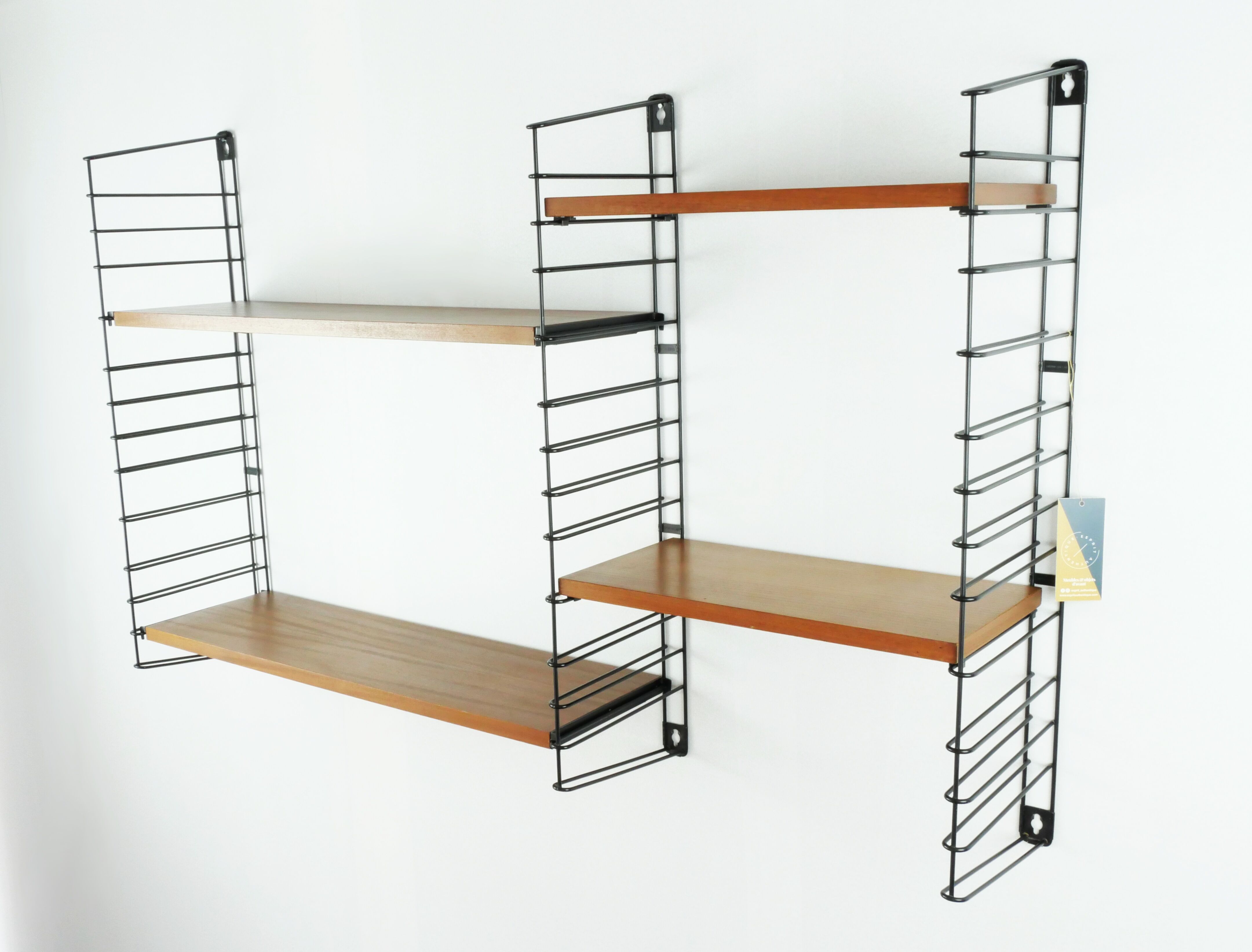 Tomado double wood shelf