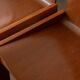 Italian Plywood Dining Chairs Attributed to Molteni, 1970s, Set of 4