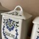 Set of 6 old spice jars