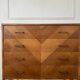 Commode en bois vintage années 50