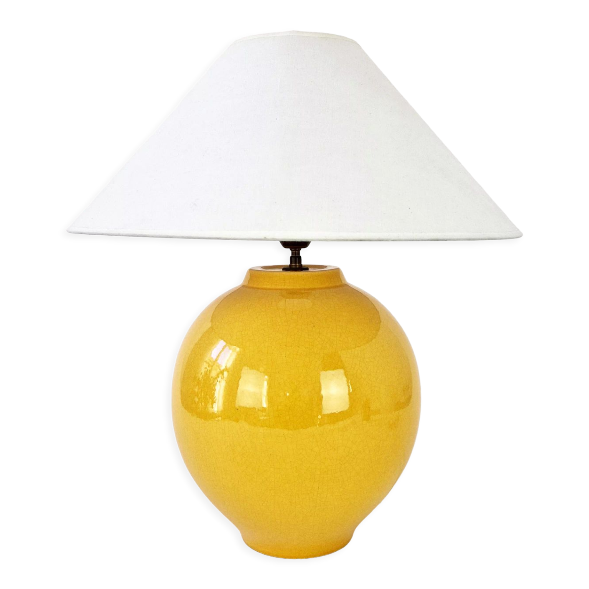 Vintage ceramic lamp Kostka 1980