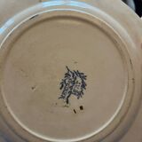 Two antique ironstone plates