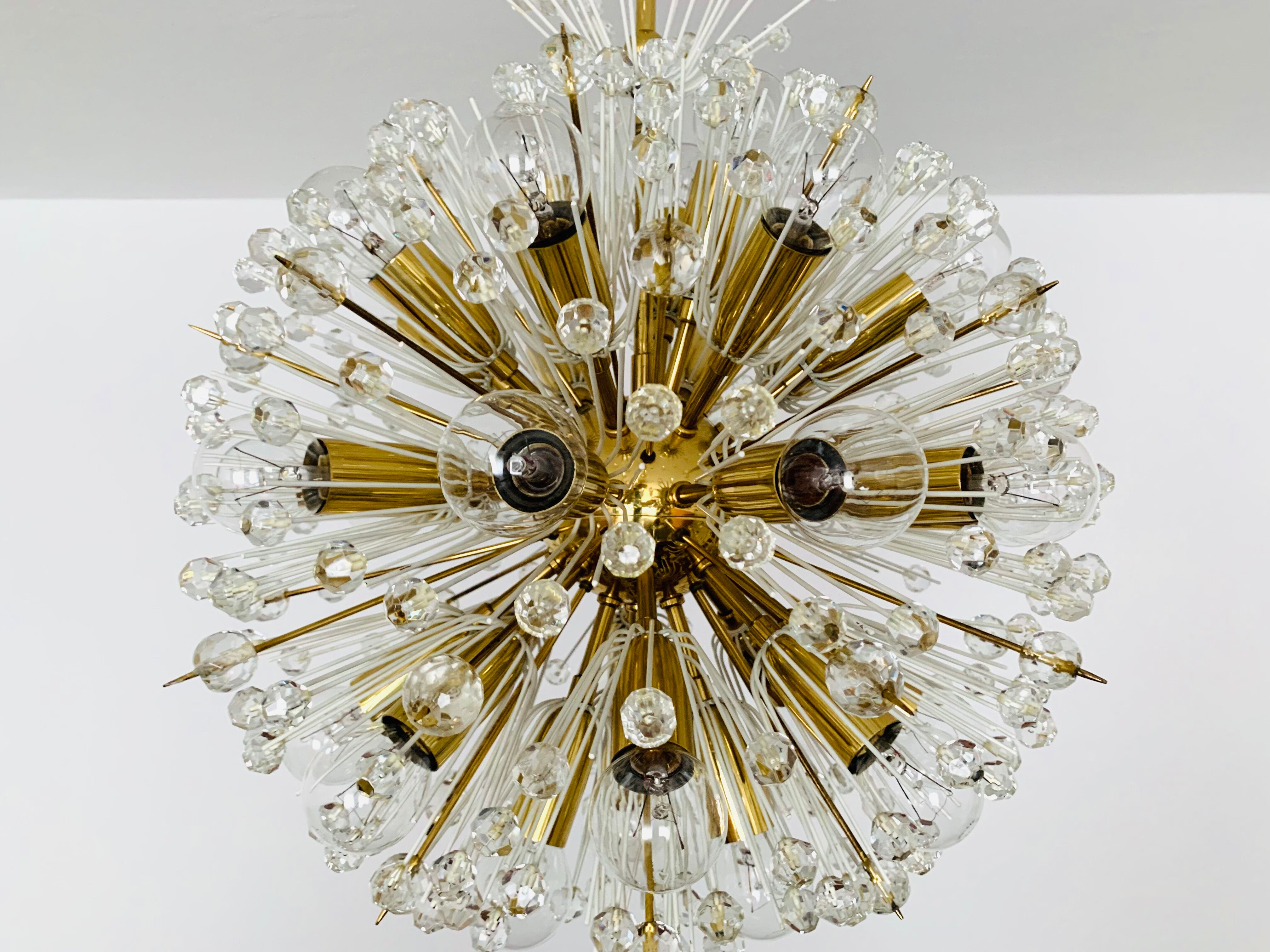 Dandelion Chandelier by Emil Stejnar for Rupert Nikoll