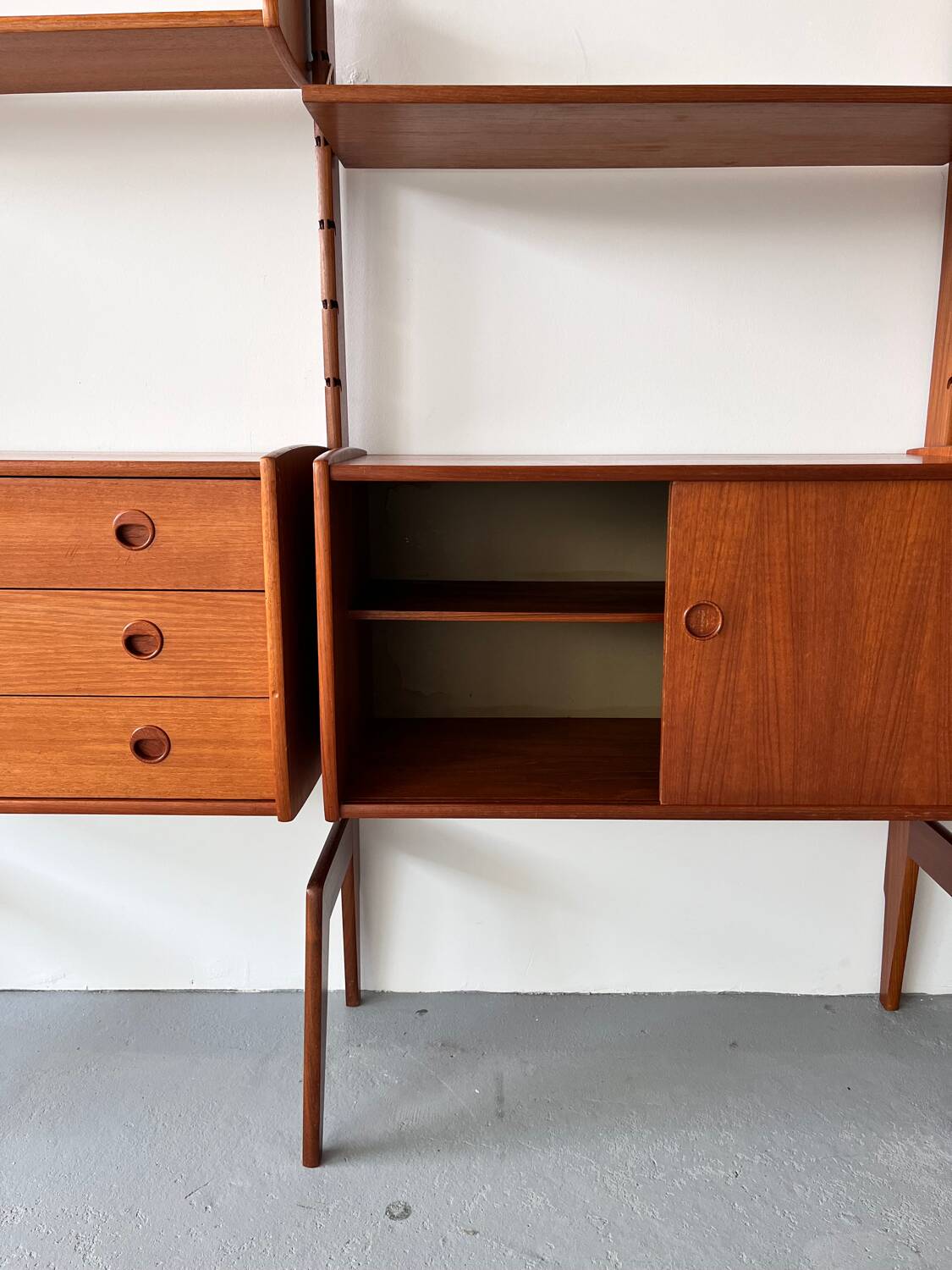 Scandinavian Mid Century Teak Bookcase, Norway 1960’s