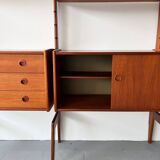 Scandinavian Mid Century Teak Bookcase, Norway 1960’s