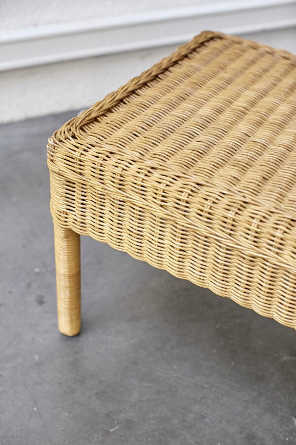 Rattan coffee table