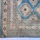 Tapis oriental fait main xxeme fond bleu 307 cm x 222 cm