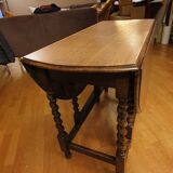 Table gateleg and 4 chairs