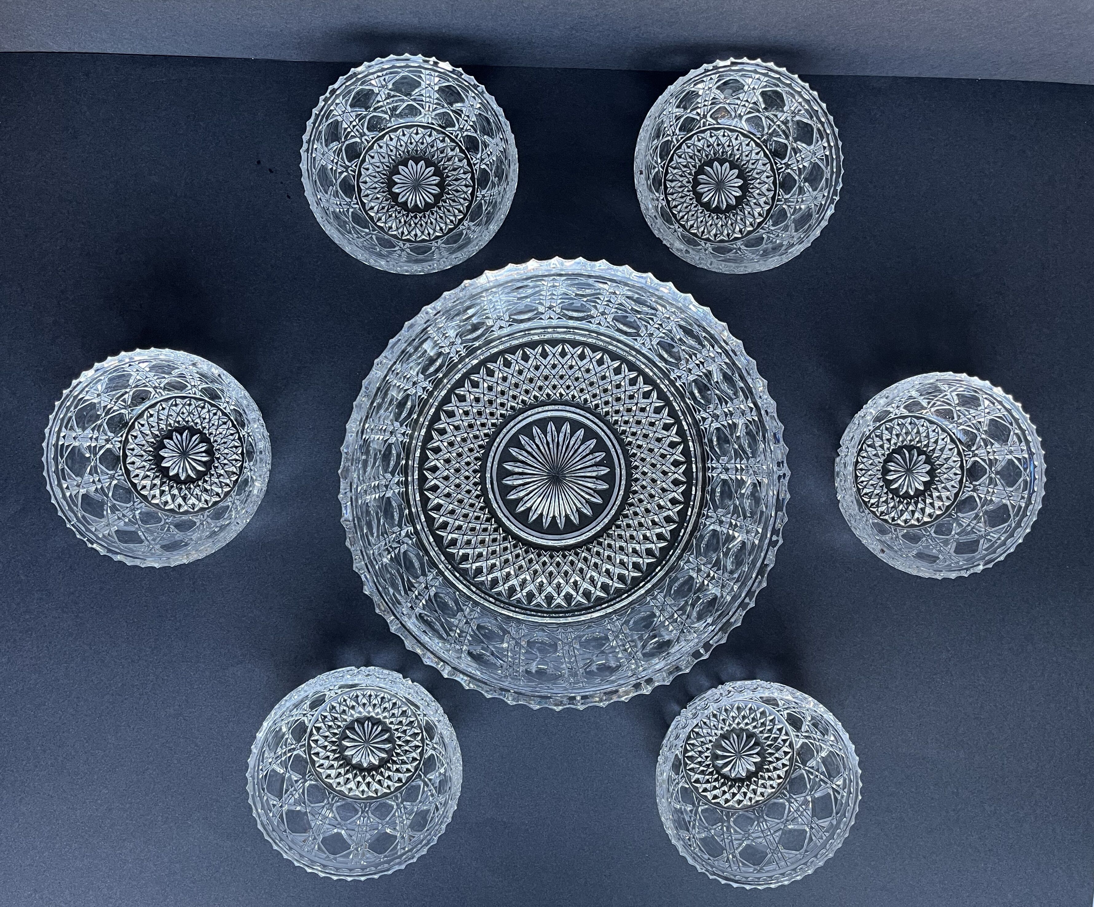 Salad fruit salad set + 6 cups