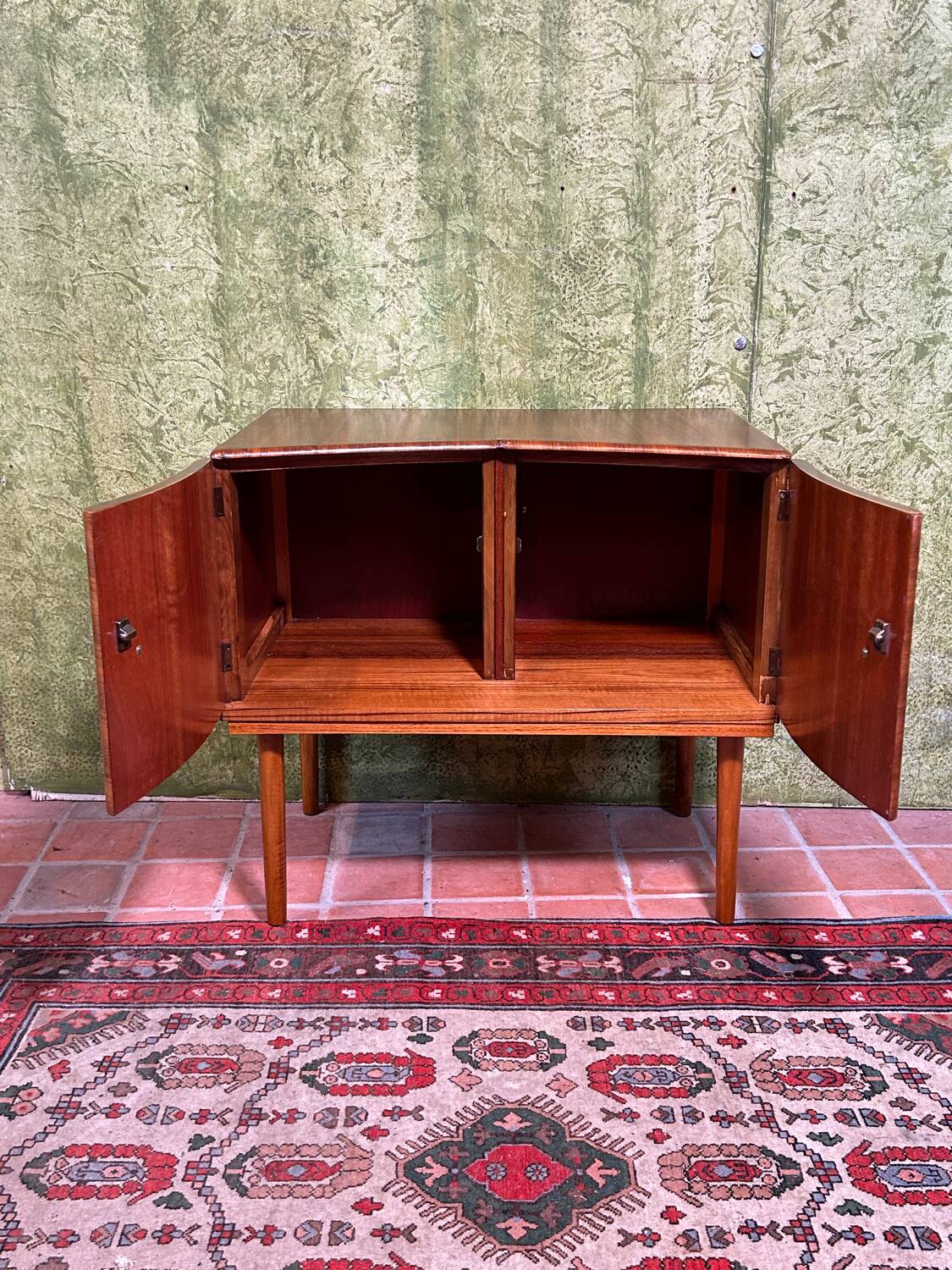 Mid century retro vintage teak small cabinet 1960