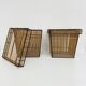 Set of 2 storage baskets by Dirk van Sliedregt for Rohé, Netherlands 1960s