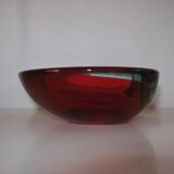 Cendrier en verre de Murano Sommerso