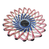 Large basket, woven ceramic fruit bowl.