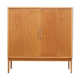 Oak cabinet, 1970s, Danish design, manufactured by BS Møbelfabrik