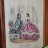 Set of 2 engravings framed