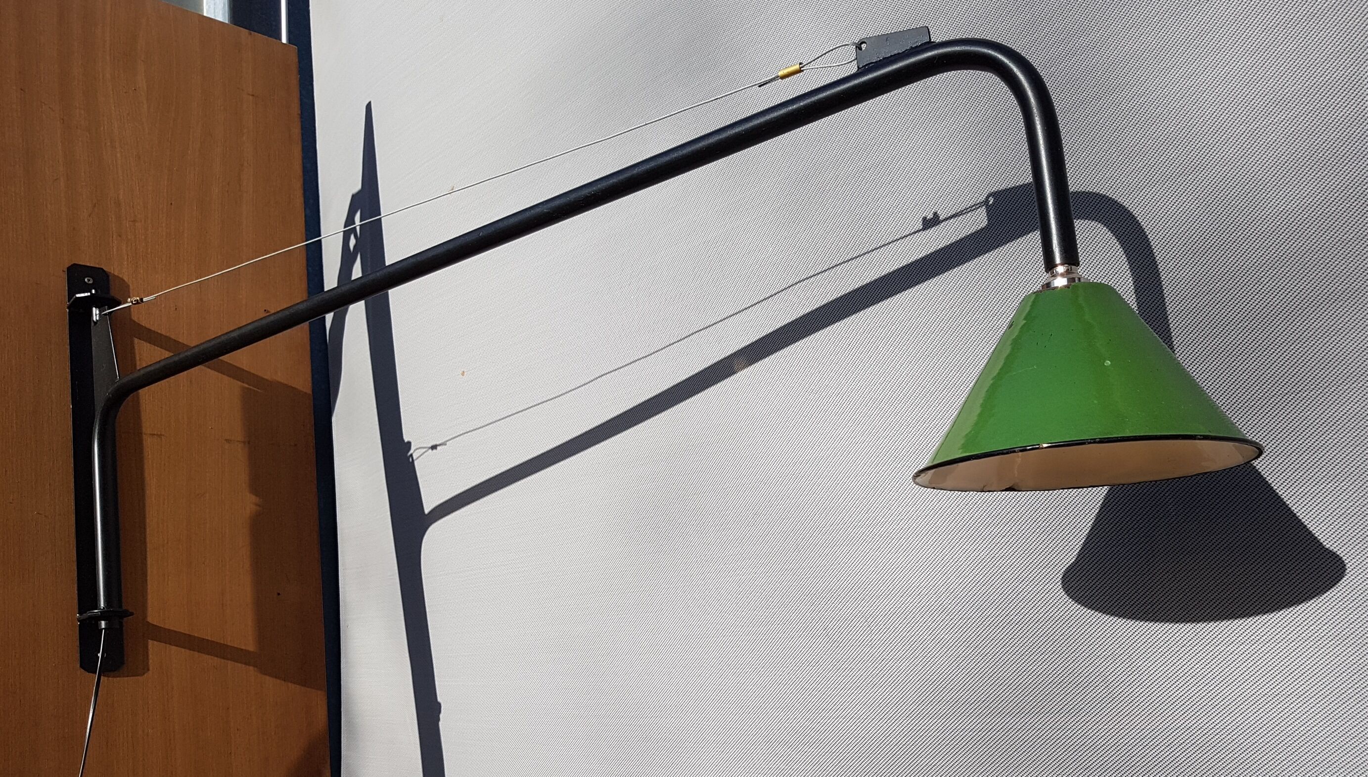 Wall light wall gallows JIB 120 black and green