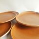 Set of 6 vintage Brenne Grès stoneware dinner plates from France