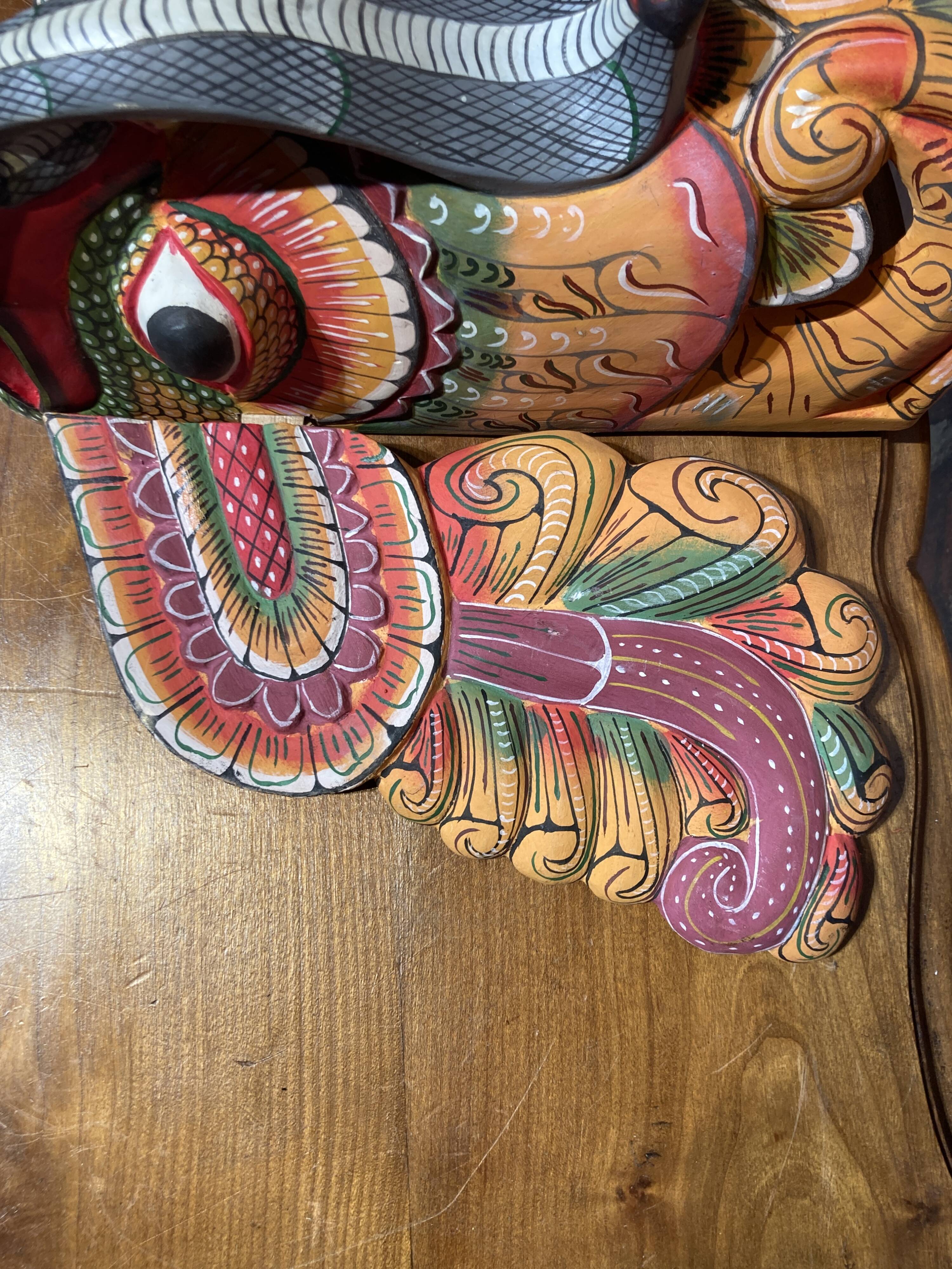 South America wooden wall mask