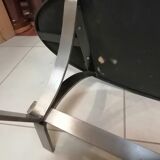 Vintage ceramic steel coffee table