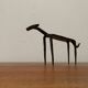 Sculpture d'animal en fer forgé, milieu XXème